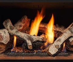 Majestic 30" Ruby Platinum Direct Vent Gas Fireplace Insert with Logs and Intellifire Touch Ignition System