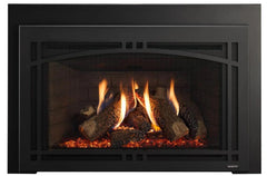 Majestic 30" Ruby Platinum Direct Vent Gas Fireplace Insert with Logs and Intellifire Touch Ignition System