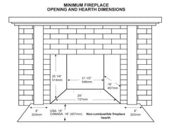 True North TN20 Wood Burning Fireplace Insert