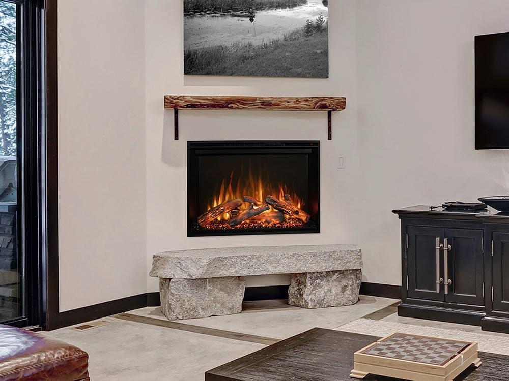 Modern Flames RS-3626 36" Redstone Traditional Built-In Electric Fireplace