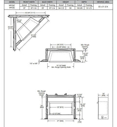 Monessen 32" Aria Vent-Free Traditional Gas Fireplace