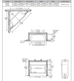 Monessen 24" Symphony Vent-Free Traditional Gas Fireplace