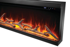 Napoleon NEFL74AB Astound FlexMount Electric Fireplace, 74-Inch