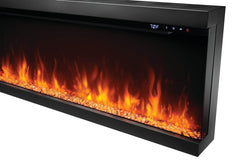 Napoleon NEFL74AB Astound FlexMount Electric Fireplace, 74-Inch