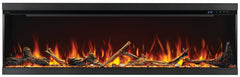 Napoleon NEFL74AB Astound FlexMount Electric Fireplace, 74-Inch