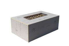 Warming Trends Crossfire FR Rectangular with Linear Ready To Finish Fire Pit Kit, 60x36x18-Inch