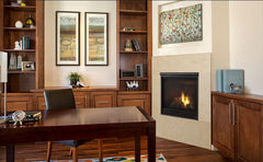 Heatilator Novus 33" Traditional Top/Rear Direct Vent Natural Gas Fireplace With IntelliFire Ignition System