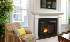 Heatilator Novus 36" Traditional Top/Rear Direct Vent Natural Gas Fireplace With IntelliFire Ignition System