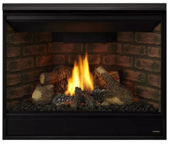Heatilator Novus 30" Traditional Top/Rear Direct Vent Natural Gas Fireplace With IntelliFire Ignition System