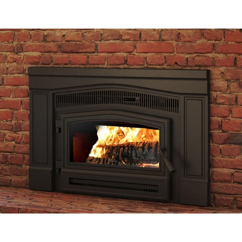 Osburn 36-Inch Matrix 1900 Wood Burning Fireplace Insert with Connector and Liner Kit
