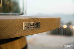 Elementi 48-Inch Lafite Propane Barrel Fire Table