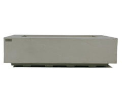 Elementi Plus 32x56-Inch Meteora Space Grey Concrete Fire Table