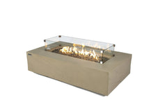 Elementi Plus 32x56-Inch Colorado Sunlight Yellow Concrete Fire Table