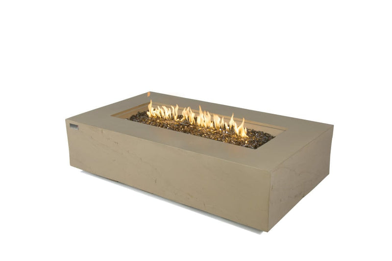 Elementi Plus 32x56-Inch Colorado Sunlight Yellow Concrete Fire Table