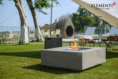 Elementi Plus 40-Inch Capertee Space Grey Concrete Fire Table