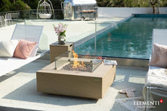 Elementi Plus 40-Inch Uluru Sunlight Yellow Concrete Fire Table