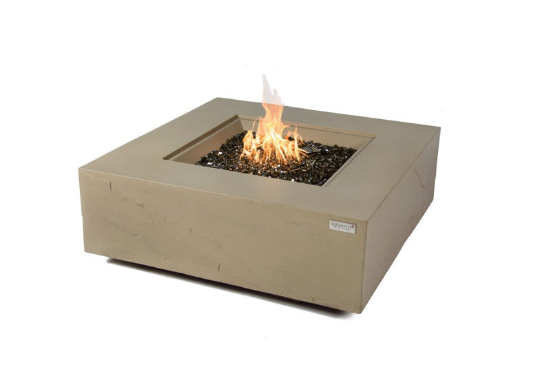 Elementi Plus 40-Inch Uluru Sunlight Yellow Concrete Fire Table