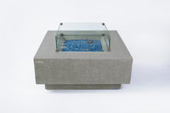 Elementi Plus 40-Inch Victoria Light Grey Concrete Fire Table