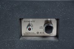 Elementi Plus 32x60-Inch Cannes Dark Grey Concrete Fire Table