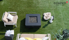 Elementi Plus 42-Inch Bergamo Dark Grey Concrete Fire Table
