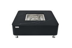 Elementi Plus 42-Inch Copenhagen Bulgaria Black Marble Porcelain Fire Table