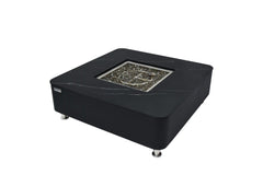 Elementi Plus 42-Inch Copenhagen Bulgaria Black Marble Porcelain Fire Table