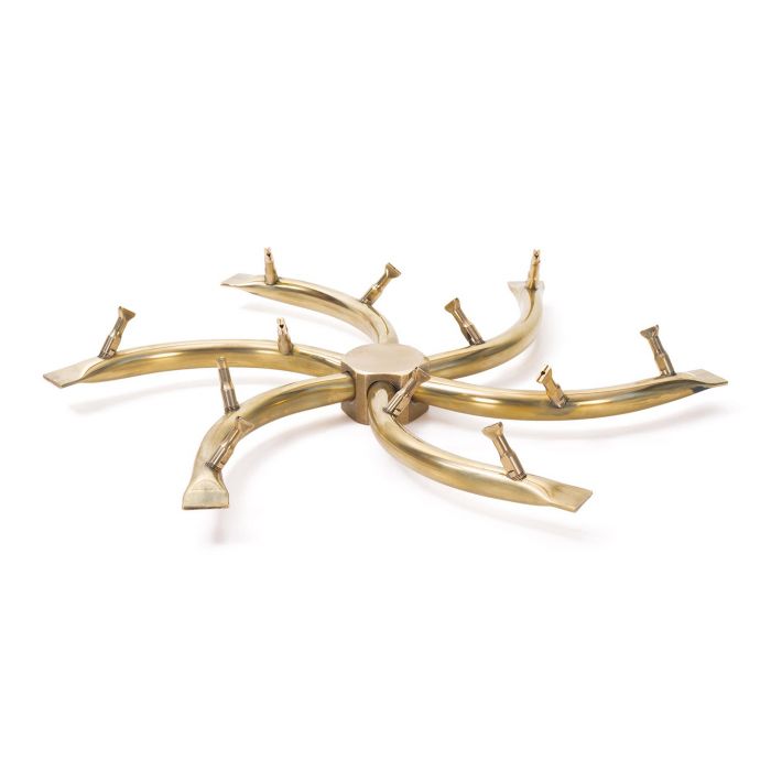 The Outdoor Plus 24-inch Triple S Brass Fire Pit Bullet Burner Only