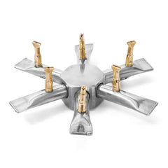 The Outdoor Plus 8-Inch Triple S Gas Fire Pit Bullet Burner Stainless Steel Available in Different Sizes