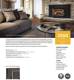 Osburn 30-Inch 3500 Wood Burning Fireplace Insert