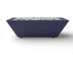 Warming Trends AON GFRC Architectural Pinnacle Square Wok Metal Vessels w/ Crossfire Brass Burner