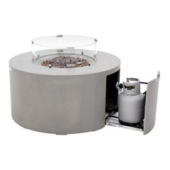 Elementi Plus OFG311 43-Inch Pacaya Concrete Fire Table with Hidden Propane Tank