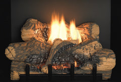 Empire 36" Keystone Deluxe B-Vent Gas Fireplace with Contour Burner and Log Set