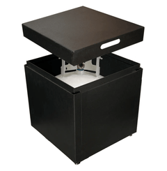 Warming Trends AON Powder-Coated Steel Rectangular Fire Table w/ Crossfire Brass Burner