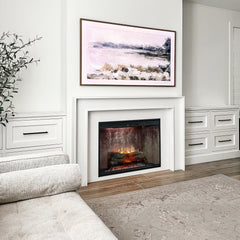 Dimplex REV24-WC Revillusion Built-In Electric Fireplace Weathered Concrete, 24-Inch