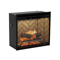 Dimplex REV24-HB Revillusion Built-In Electric Fireplace Herringbone, 24-Inch