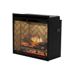 Dimplex REV24-HB Revillusion Built-In Electric Fireplace Herringbone, 24-Inch