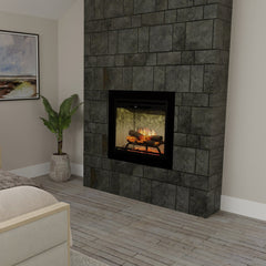Dimplex REV24-WC Revillusion Built-In Electric Fireplace Weathered Concrete, 24-Inch