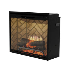 Dimplex REV30-HB Revillusion Built-In Electric Fireplace Herringbone, 30-Inch