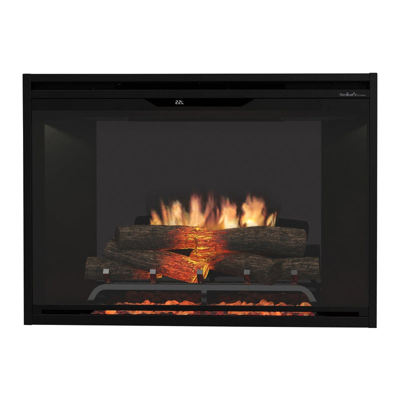 Dimplex REV36-BL Revillusion Built-In Electric Fireplace Black, 36-Inch