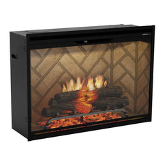 Dimplex REV36-HB Revillusion Built-In Electric Fireplace Herringbone, 36-Inch