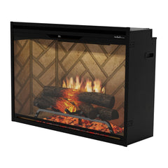 Dimplex REV36-HB Revillusion Built-In Electric Fireplace Herringbone, 36-Inch