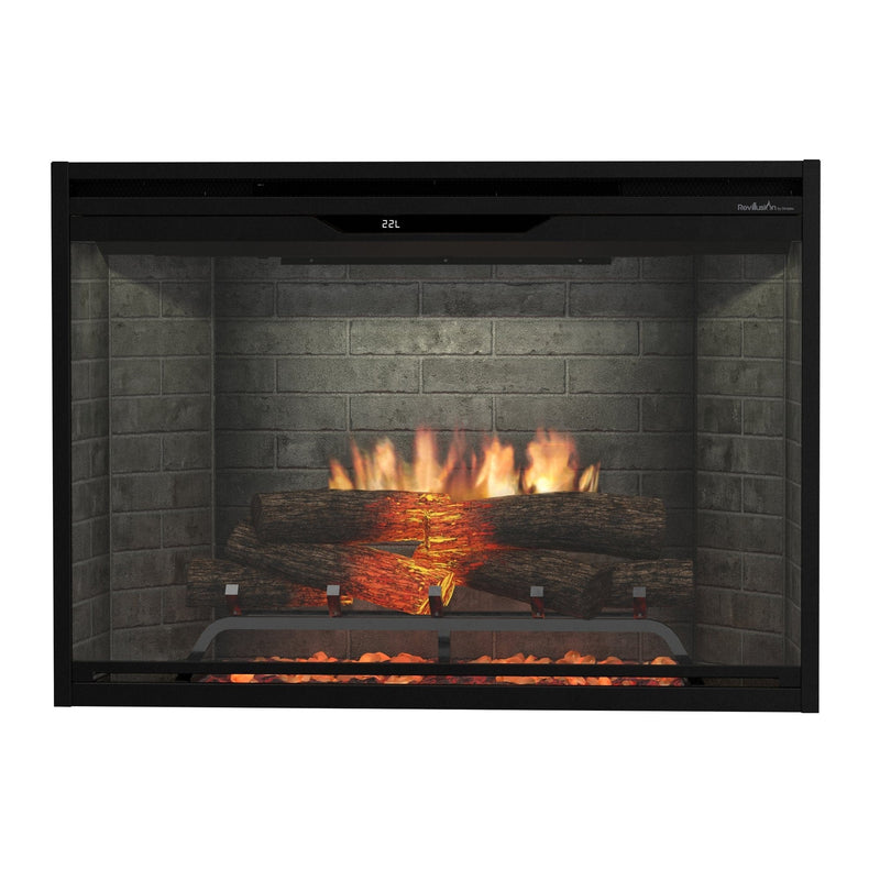 Dimplex REV36-NB Revillusion Built-In Electric Fireplace Neutral Brick, 36-Inch