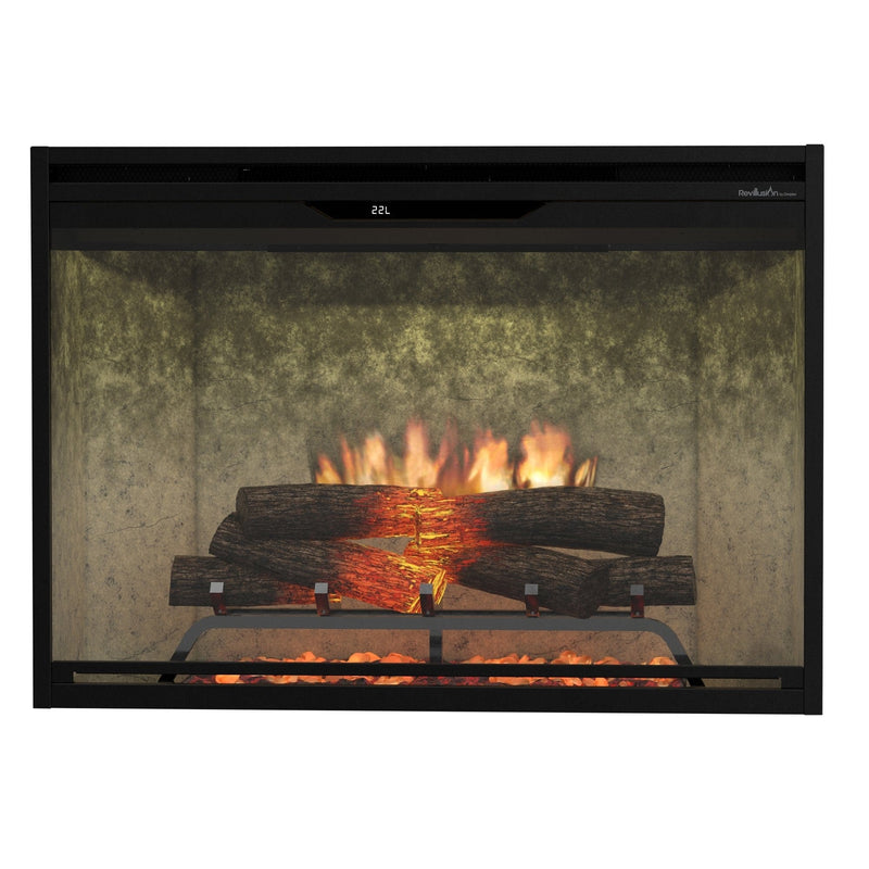 Dimplex REV36-WC Revillusion Built-In Electric Fireplace Weathered Concrete, 36-Inch