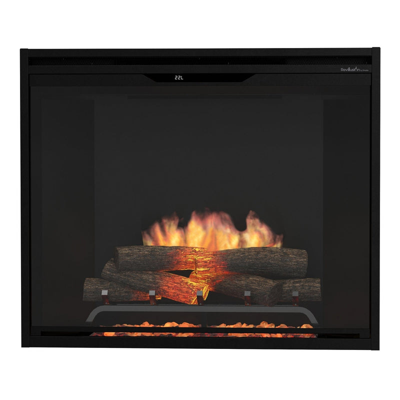 Dimplex REV36P-BL Revillusion Portrait Built-In Electric Fireplace Black, 36-Inch