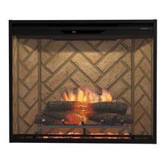 Dimplex REV36P-HB Revillusion Portrait Built-In Electric Fireplace Herringbone, 36-Inch