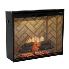 Dimplex REV36P-HB Revillusion Portrait Built-In Electric Fireplace Herringbone, 36-Inch