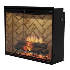 Dimplex REV36P-HB Revillusion Portrait Built-In Electric Fireplace Herringbone, 36-Inch