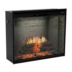 Dimplex REV36P-NB Revillusion Portrait Built-In Electric Fireplace Neutral Brick, 36-Inch