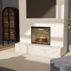 Dimplex REV36P-WC Revillusion Portrait Built-In Electric Fireplace Weathered Concrete, 36-Inch