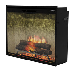 Dimplex REV36P-WC Revillusion Portrait Built-In Electric Fireplace Weathered Concrete, 36-Inch